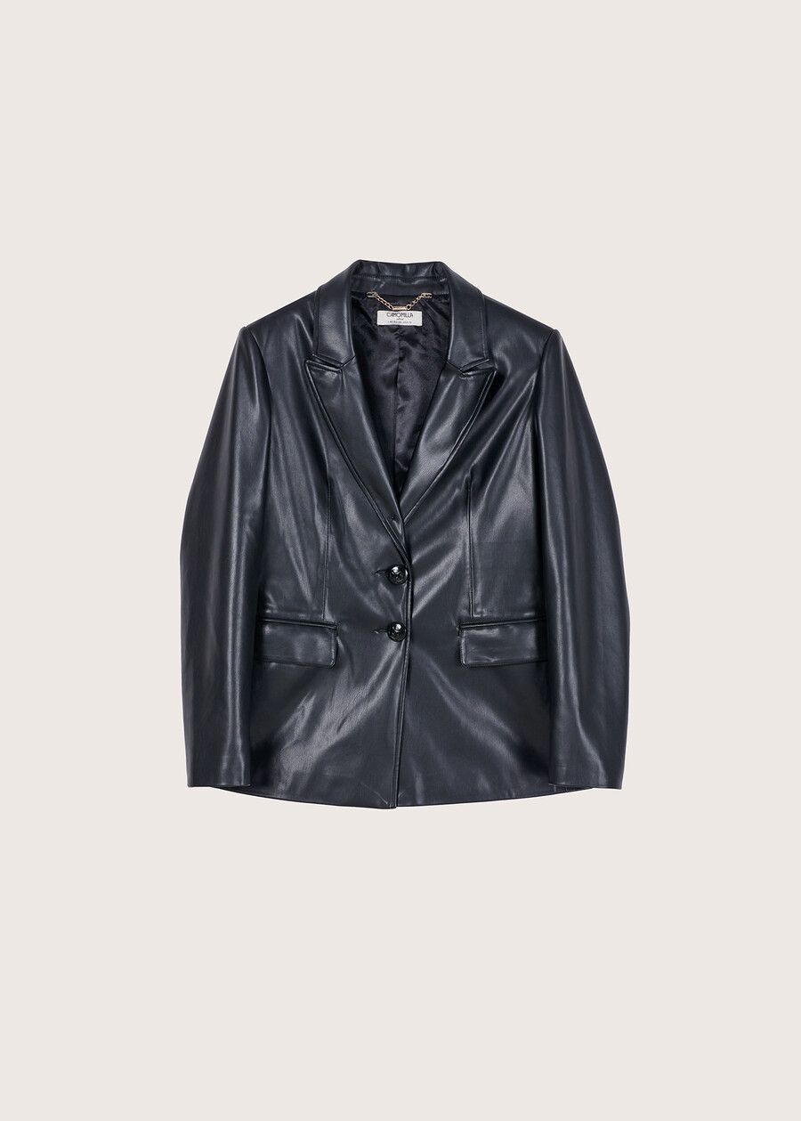 Giacca Gyl in ecopelle NERO BLACK Donna , immagine n. 6