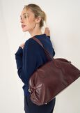 Bagary faux leather bowling bag ROSSO BORDEAUX Woman image number 1