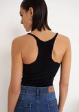 Top Thole in rete NERO BLACK Donna immagine n. 3