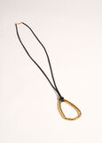 Giuliana tubular necklace NERO BLACK Woman image number 2