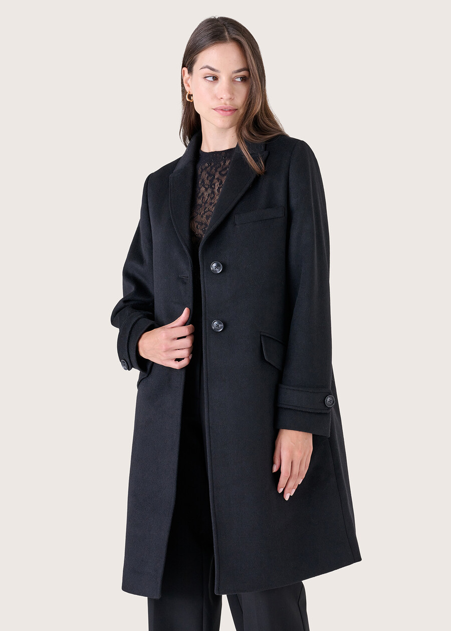 Colet woolen coat GRIGIO TORTORANERO BLACK Woman , image number 3