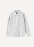 Cassya striped shirt with pearls BIANCO WHITE Woman image number 5