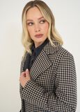 Cristian houndstooth coat BLU Woman image number 3