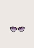 Cat-eye sunglasses MARRONE CACAONERO BLACK Woman image number 2