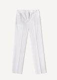 Pantaloni Clair in misto cotone GRIGIOBIANCO WHITE Donna immagine n. 5
