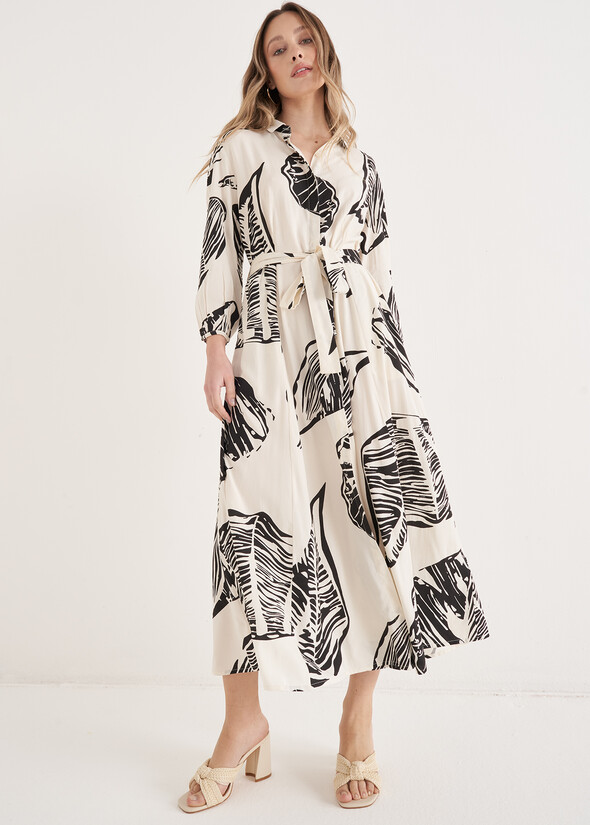 Alimba Printed Dress NERO BLACK Woman null