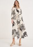 Alimba Printed Dress NERO BLACK Woman image number 1