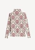 T-shirt Simply collo alto stampata ROSSO BORDEAUX Donna immagine n. 6