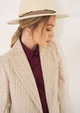 Chiara wide-brim wool hat BEIGE LATTE Woman image number 1