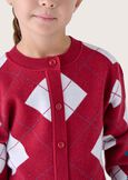 Monkey cardigan style jersey for girls ROSSO CARPET Woman image number 2