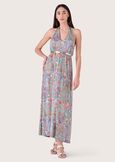 Alan patterned long dress BLU SURF Woman image number 1