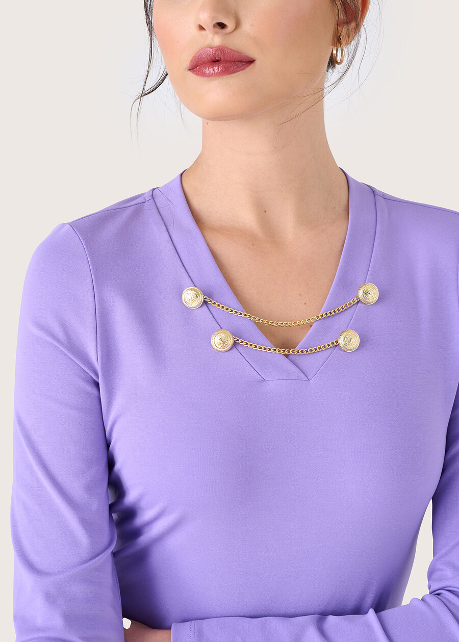 Siri cotton jersey VIOLA LILLY Woman , image number 2