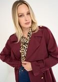 Trench Thomas oversize doppiopetto ROSSO BORDEAUX Donna immagine n. 2