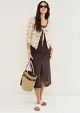 Cardigan Carolina in cotone BEIGE LIGHT BEIGE Donna immagine n. 4