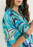 Kaftano Baila a camicia BLU Donna immagine n. 4