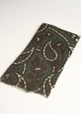 Sophie wool macro paisley scarf ROSSOVERDE Woman image number 1