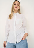 Camicia Caya cotone e perle BIANCO WHITE Donna immagine n. 2