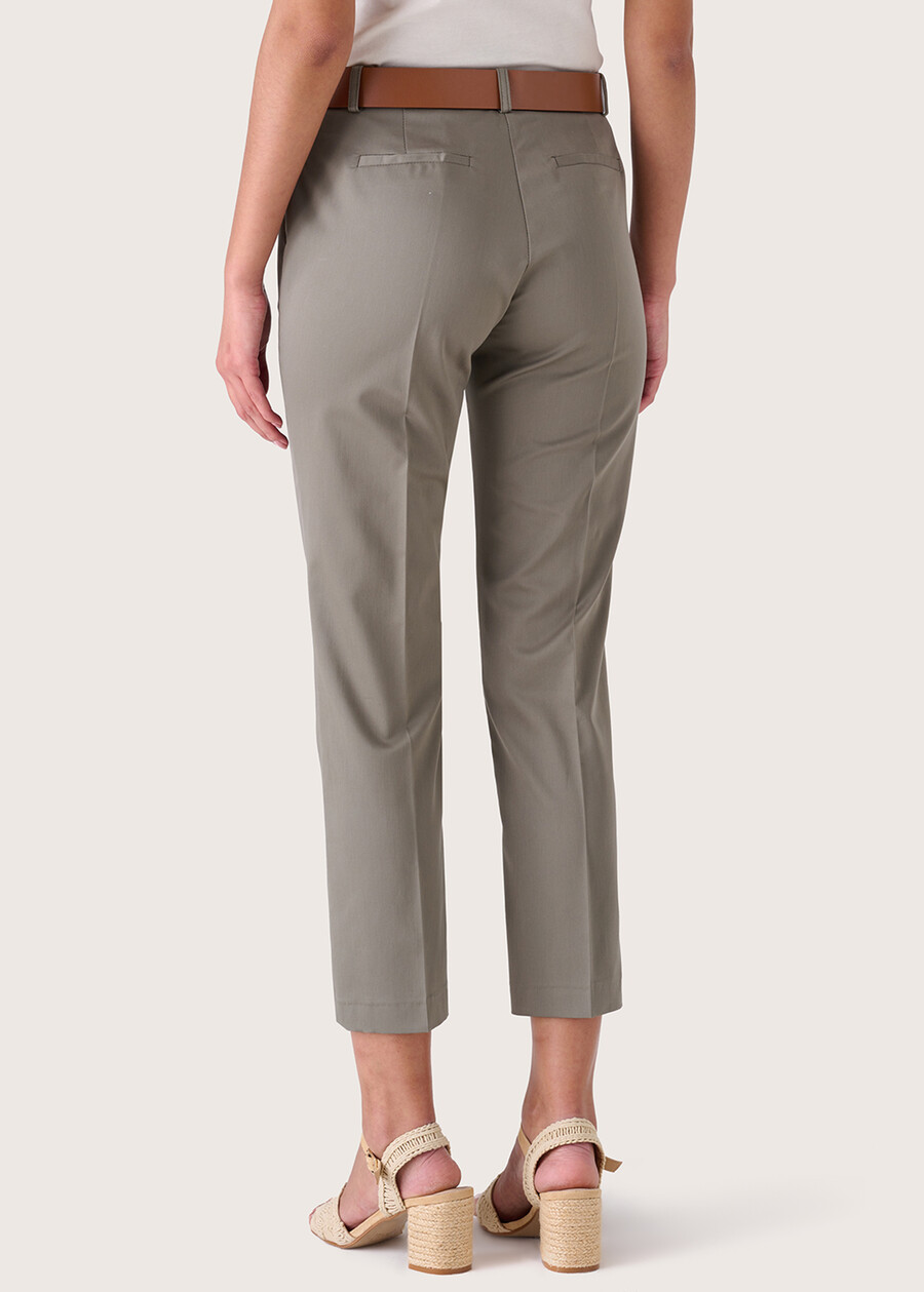 Pantalone Cindy in cotone VERDE TIMOBLU MARINA Donna , immagine n. 4