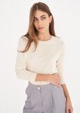 Monaco cotton e silk jersey BLUBIANCO BURRO Woman image number 1