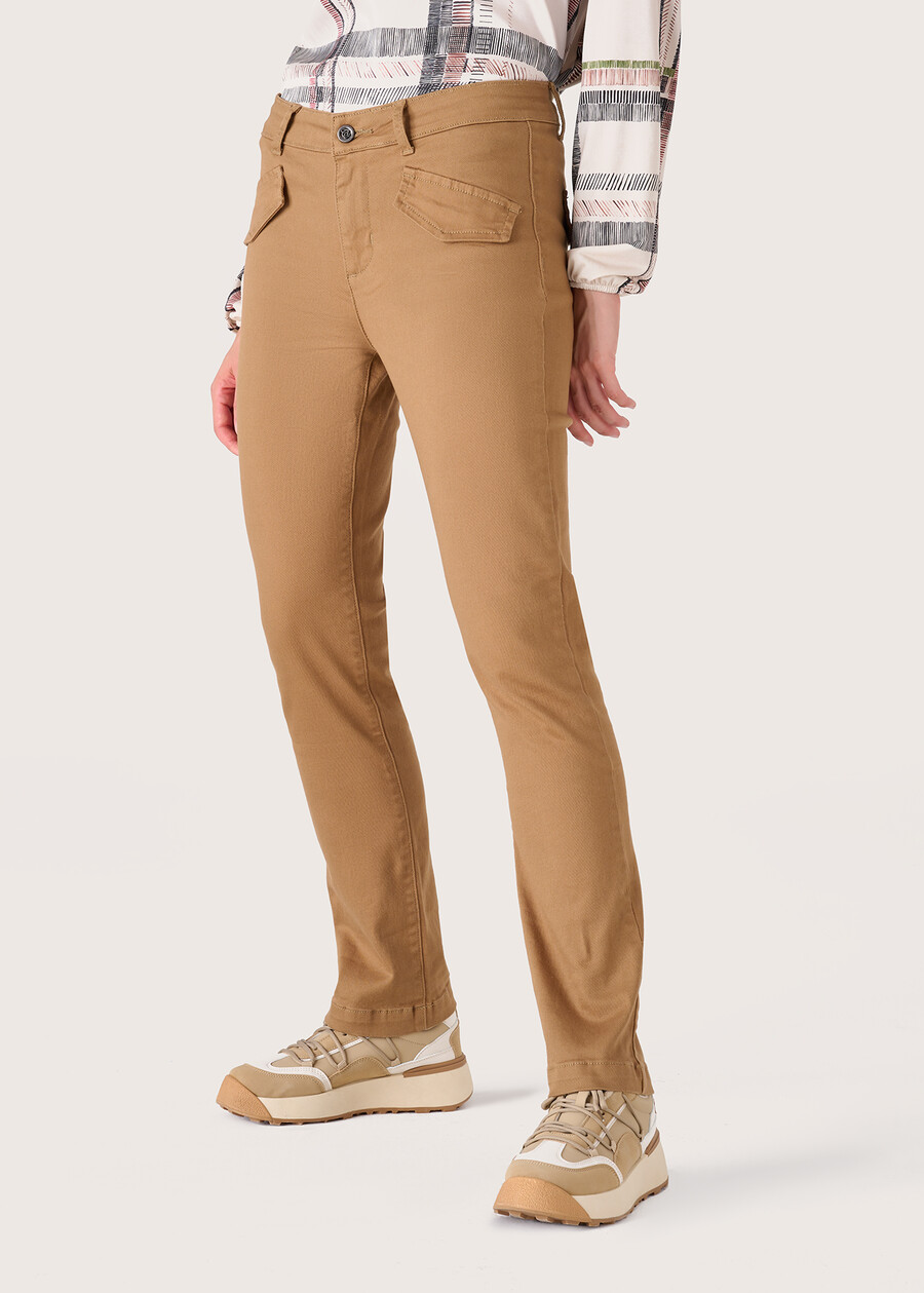 Trekking cotton trousers MARRONE BRONZE Woman , image number 2