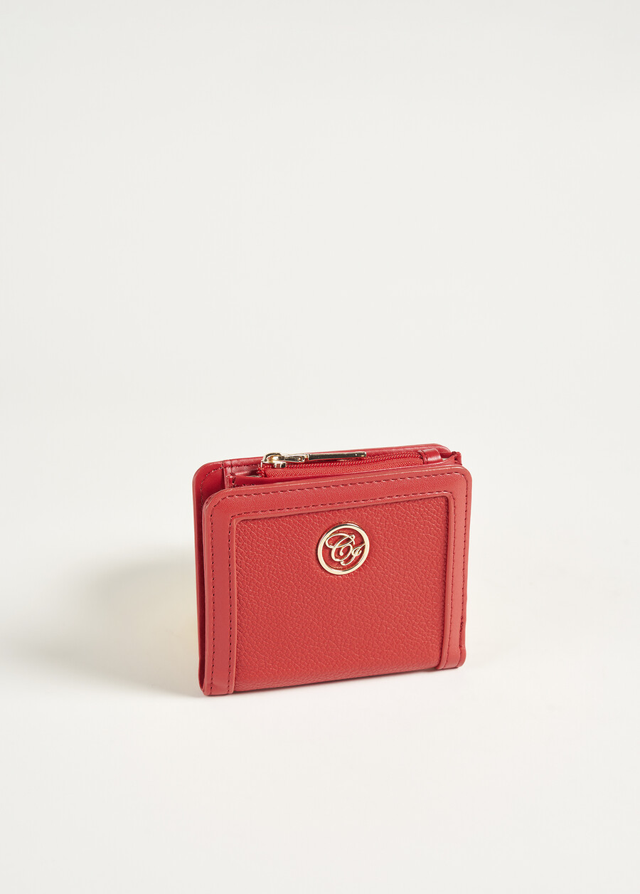 Puno eco-leather wallet ROSSO Woman , image number 1