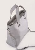 Bessie eco-leather shopping bag GRIG SILVER GOLD Woman image number 2