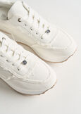 Sherly denim platform sneakers BIANCO WHITE Woman image number 2