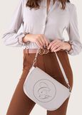 Borsa a tracolla Bammy in ecopelle NERO BLACKBLU LAGUNABEIGE CREAMROSSO SYRAH Donna immagine n. 2