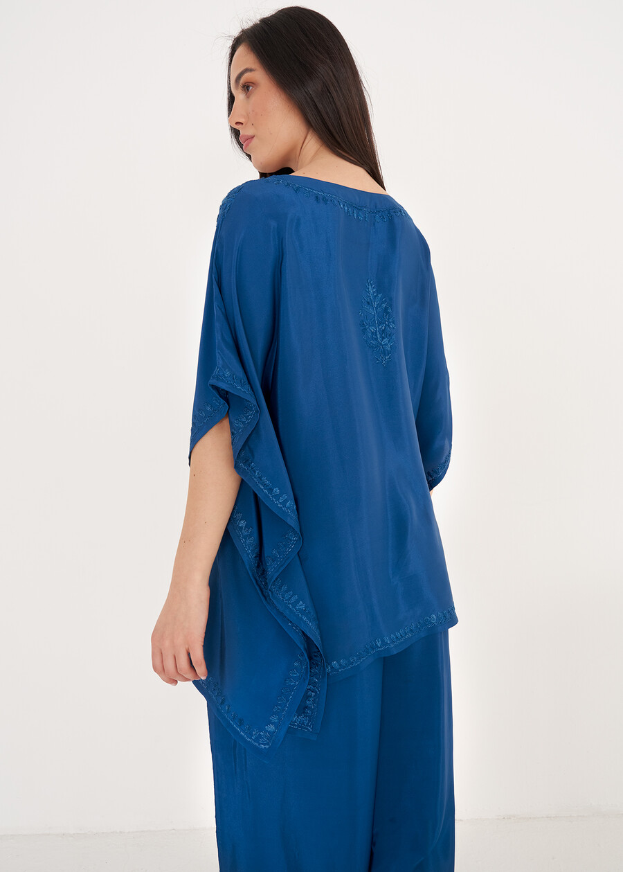 Bull Printed Blouse With Drawstring BLU OTTANIO Woman , image number 3