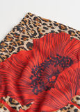 Telo mare Tessa animalier e fiori ROSSO Donna immagine n. 3