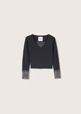 T-shirt Saian in cotone NERO BLACK Donna immagine n. 4