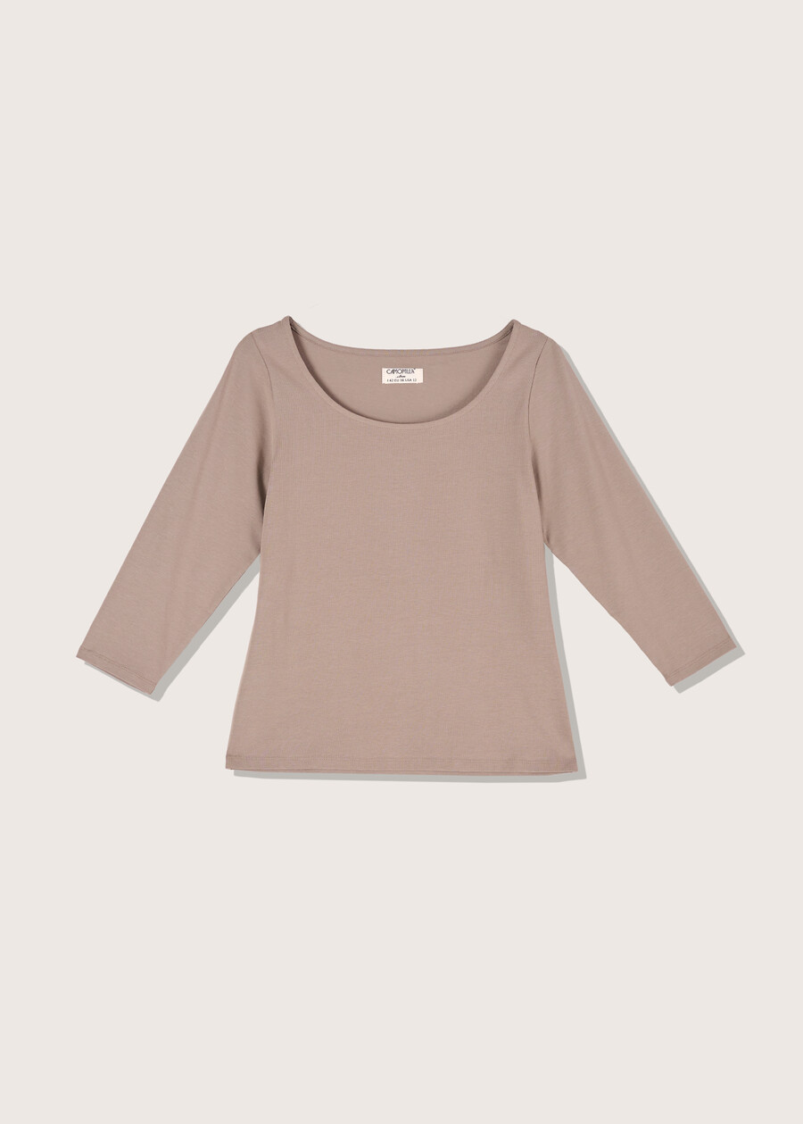 T-shirt Summer in cotone BEIGE COCONUTBLU Donna , immagine n. 1