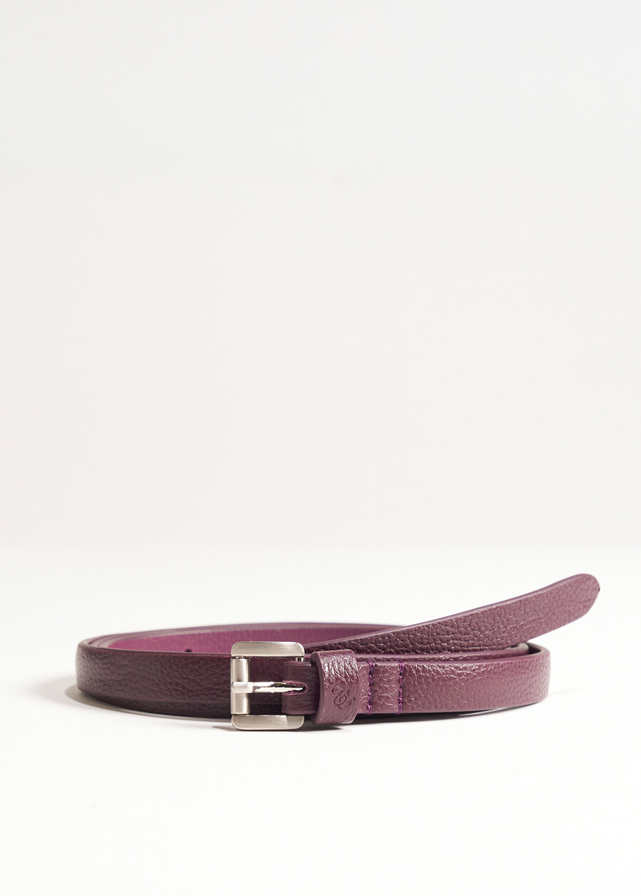 Cintura Clim-A in vera pelle VIOLA VINACCIA Donna , immagine n. 1