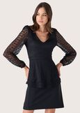 Sery lace jersey NERO Woman image number 1
