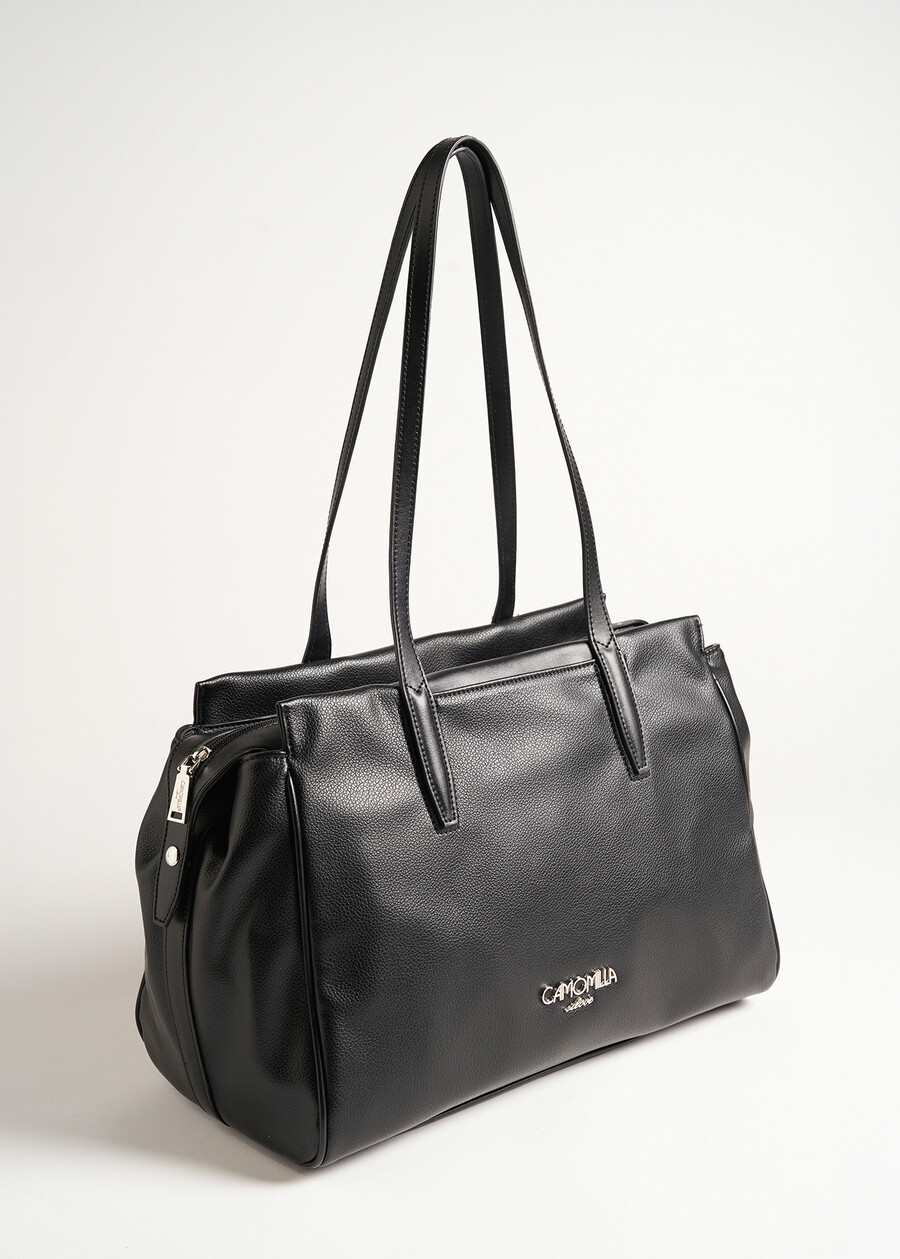 Bess-A faux deer-print working bag NERO BLACK Woman , image number 2
