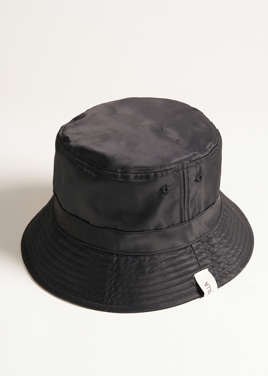 Cris reversible leopard bucket hat NERO BLACK Woman , image number 5