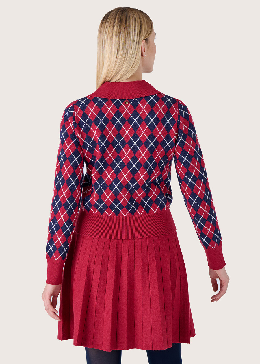 Money cardigan style jersey BLU LAGUNA Woman , image number 3