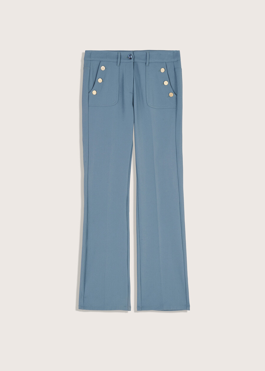 Piero tricotine trousers CIELO Woman , image number 5