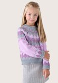 Maglioncino Mare fantasia norvegese per bimba GRIGIO LIGHT GREY Donna immagine n. 1