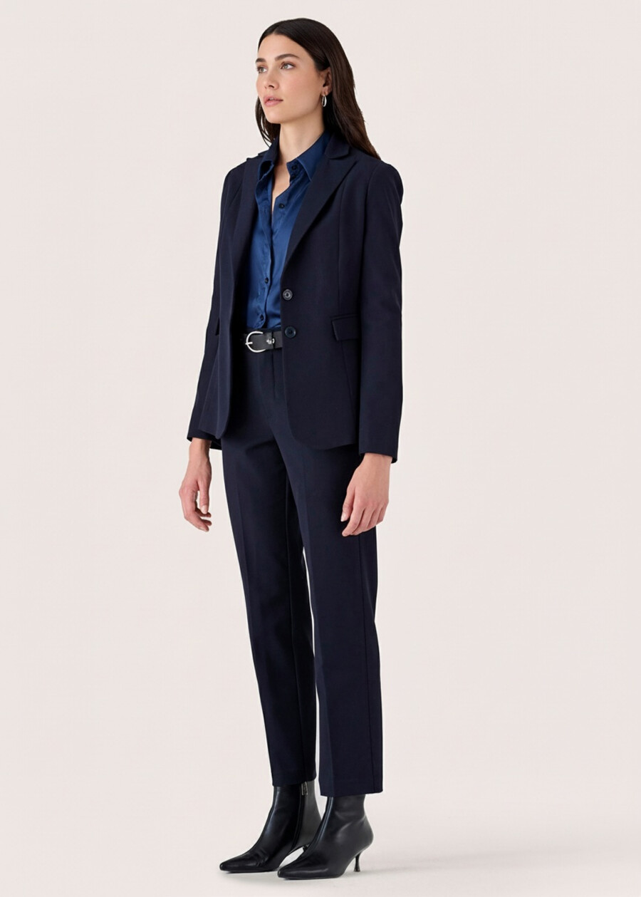 Trousers Alice in technical fabric NERO BLACKBEIGE GESSOBLU Woman , image number 2