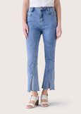 Dolly cotton denim trousers DENIM Woman image number 2