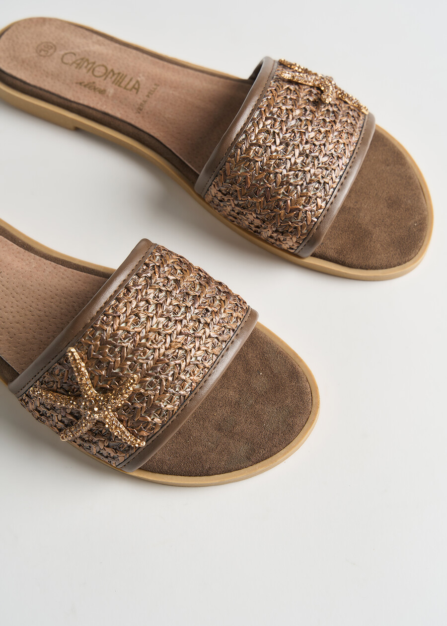 Sandalo Sea Star con strass MARRONE Donna , immagine n. 3