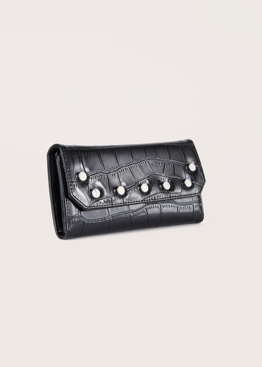 Palmer eco-leather wallet NERO BLACKROSSO PRIMITIVO Woman , image number 1