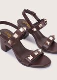 Surly studded sandal MARRONE CACAO Woman image number 2