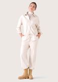 Pantalone Panama in ecopelle BEIGE GESSO Donna immagine n. 1
