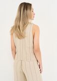 Gionny tailored vest MARRONEMABKS Woman image number 3