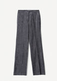 Pantalone Giorgia-N in velluto GRIGIO CENEREVIOLA PURPLE Donna immagine n. 5