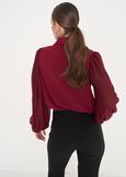 Candida double fabric shirt ROSSONERO BLACK Woman image number 3