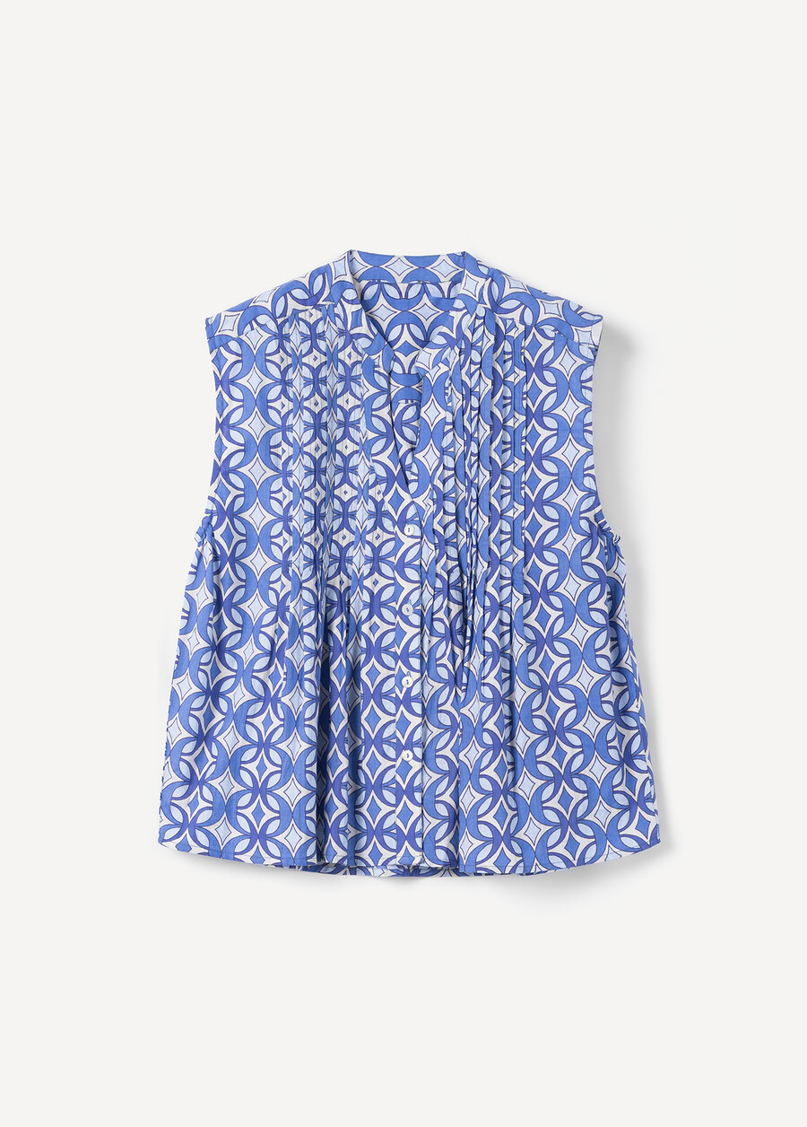 Teeny Cotton Top BLU AVION Woman , image number 4