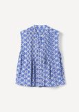 Teeny Cotton Top BLU AVION Woman image number 4